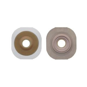 Hollister 13506 New Image Pre-Sized FlexWear Convex Barrier with Integrated Floating Flange, Tape Border,  Flange SIze Red, 2-1/4 inch (57mm), Stoma Opening 1-1/4 inch (32mm), Box of 5